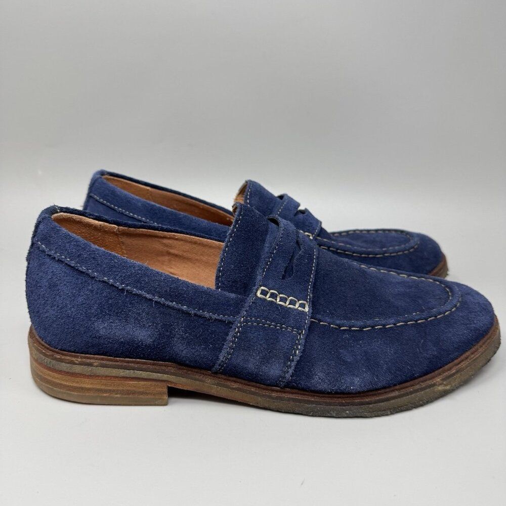 Clarks Artisan Clarkdale Flow Suede Slip On Loafers Mens Size 9.5M Blue